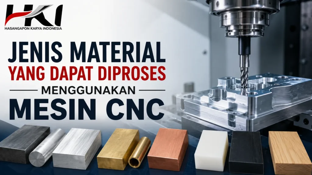 Jenis Material untuk Mesin CNC yang dapat diproses dalam proses machining