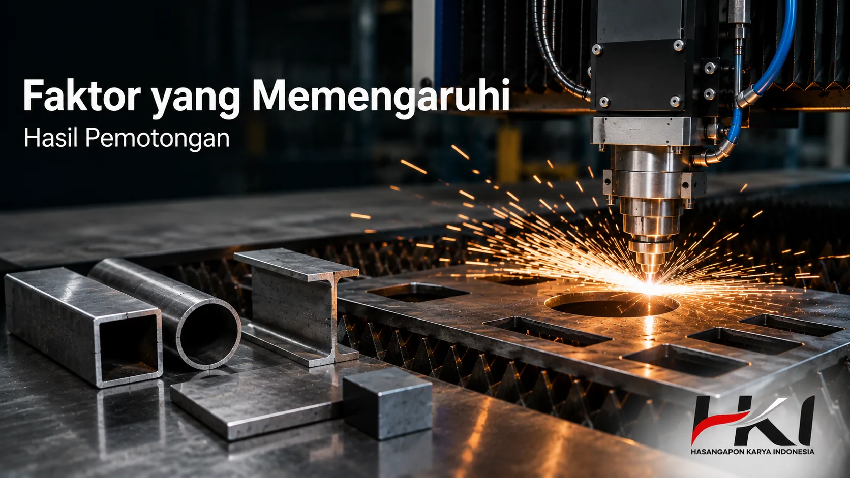 Faktor yang memengaruhi hasil pemotongan logam.