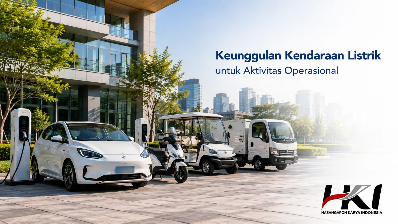 Kendaraan listrik untuk mendukung aktivitas operasional instansi dengan mobilitas yang efisien dan ramah lingkungan