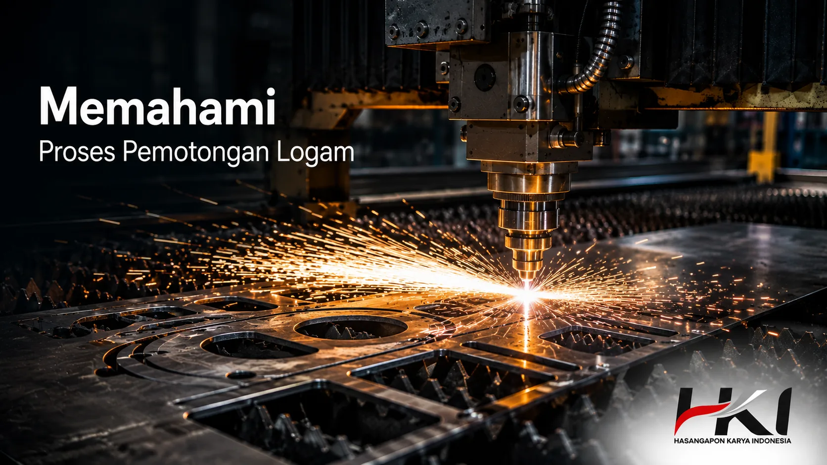 Memahami proses pemotongan logam dengan mesin pemotong.