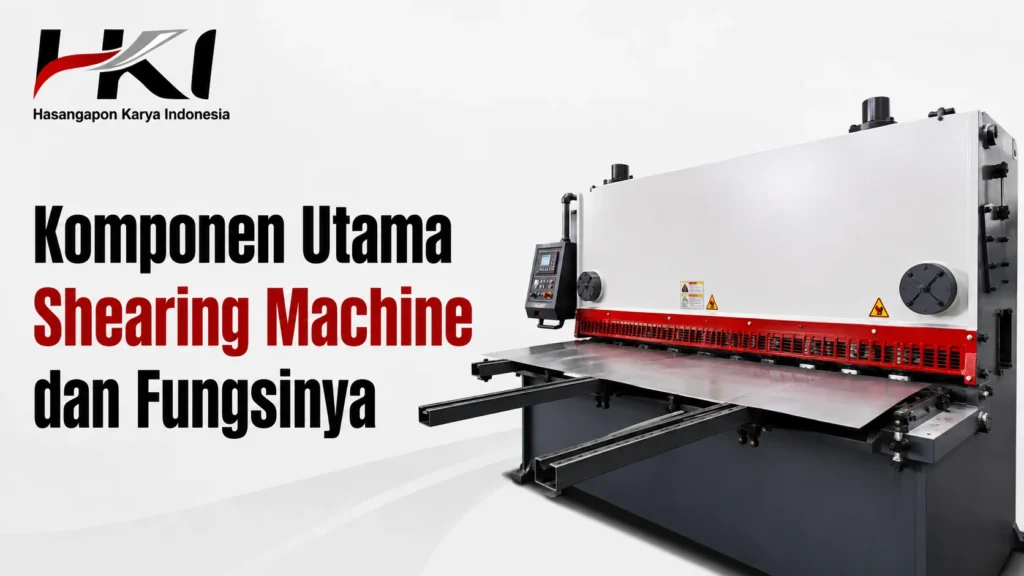 Supplier Produk Industri dengan informasi komponen utama Shearing Machine dan fungsinya