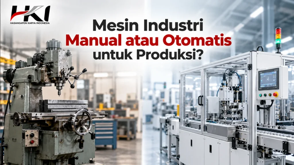 Tentang PT Hasangapon dengan mesin industri manual dan otomatis untuk produksi