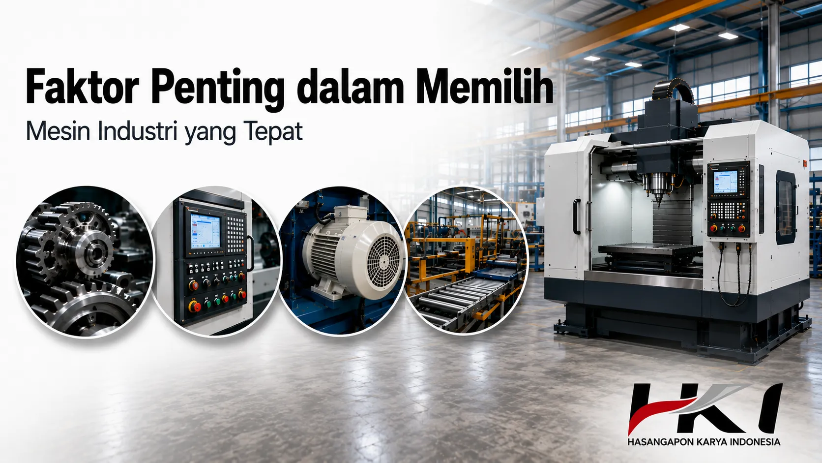 Faktor penting memilih mesin industri yang tepat