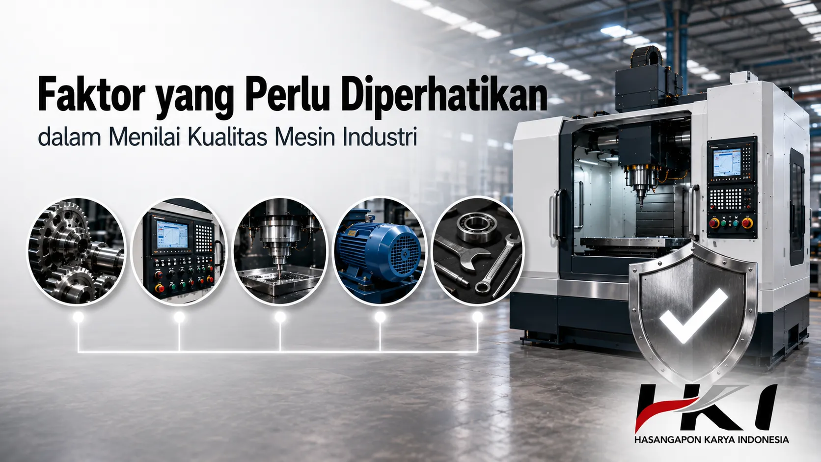 Faktor menilai kualitas mesin industri