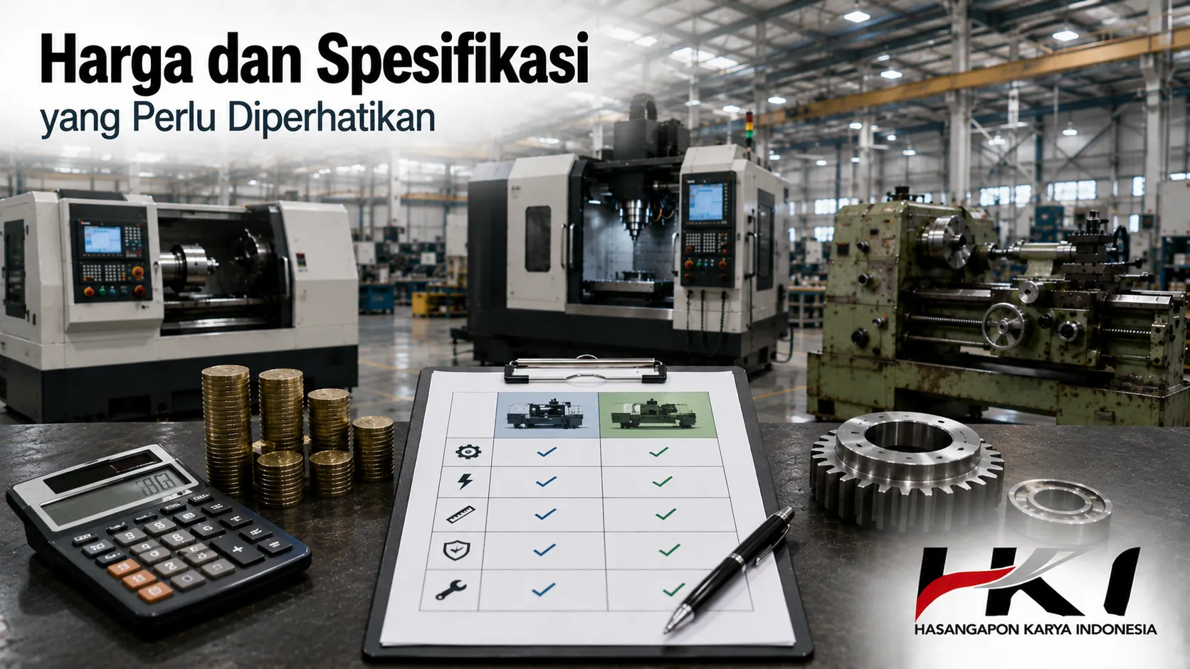 Harga dan spesifikasi mesin industri
