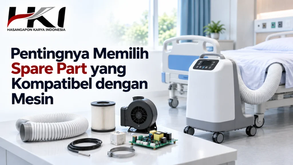 Katalog Mesin & Spare Part untuk memastikan kompatibilitas komponen mesin bed dryer