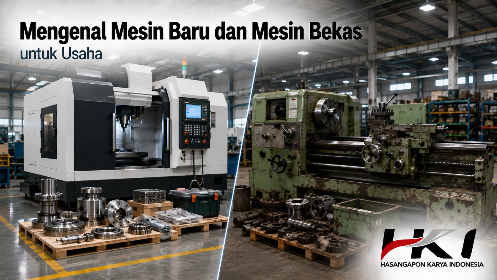 Mesin industri baru dan bekas untuk kebutuhan usaha