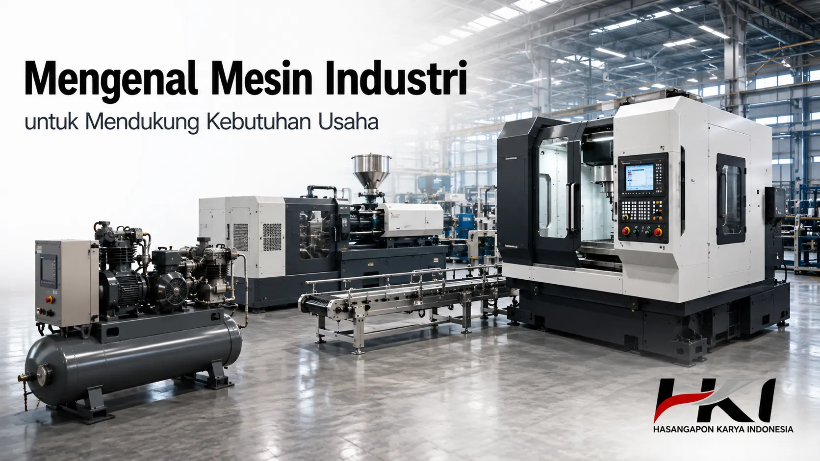 Mesin industri untuk mendukung kebutuhan usaha