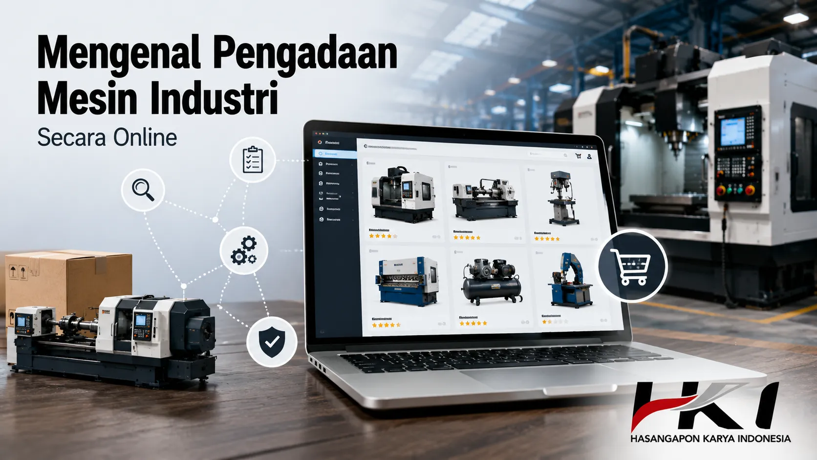 Pengadaan mesin industri secara online