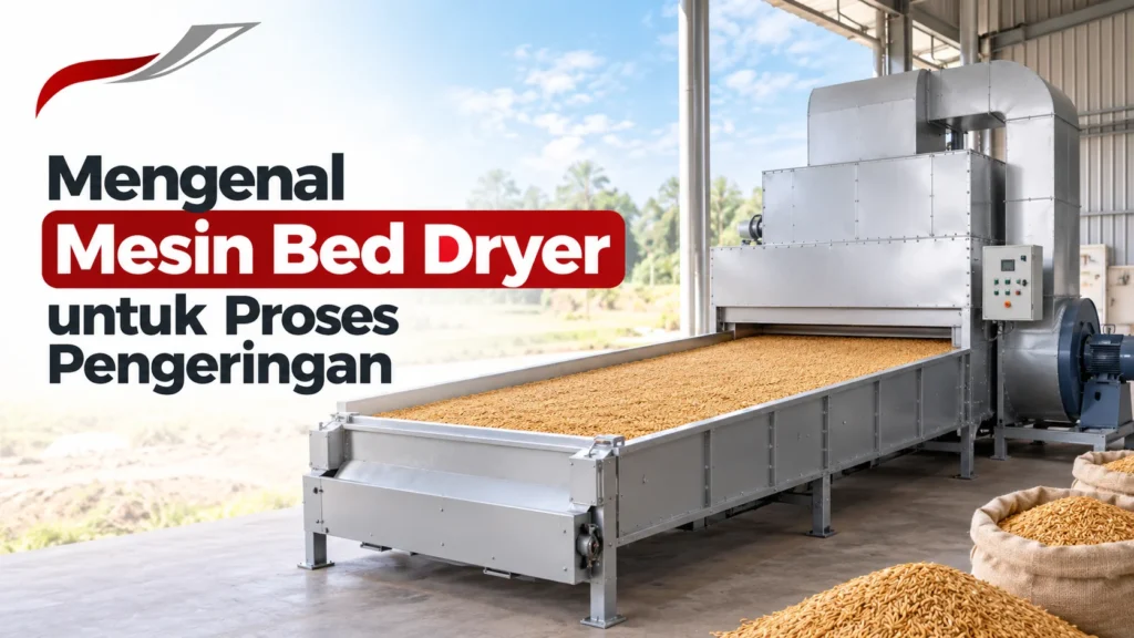 Mesin bed dryer pengering untuk proses pengeringan hasil pertanian