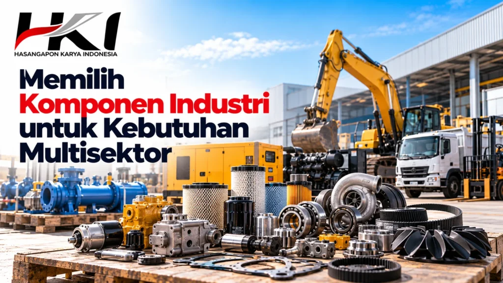 Pengadaan Barang Multisektor untuk kebutuhan komponen industri, spare part mesin, genset, pompa, kendaraan operasional, dan alat berat.
