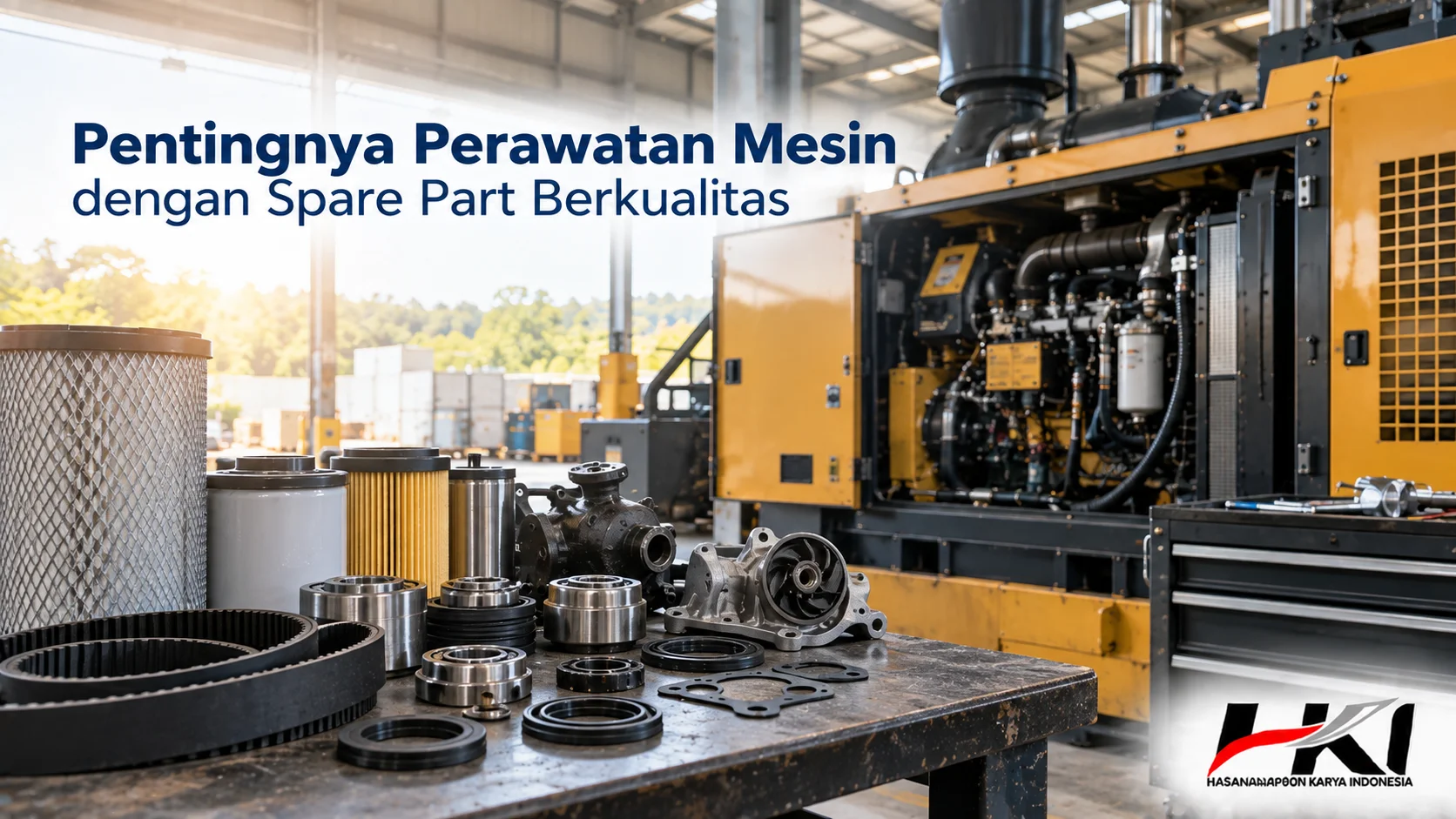 Spare part mesin industri untuk mendukung perawatan dan menjaga performa mesin.