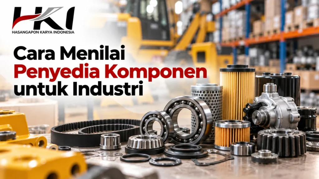 Supplier spare part komponen untuk kebutuhan industri dengan berbagai komponen mesin