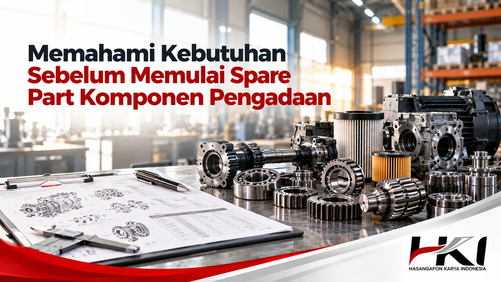 Hal penting sebelum mengadakan spare part industri untuk memastikan komponen sesuai kebutuhan mesin