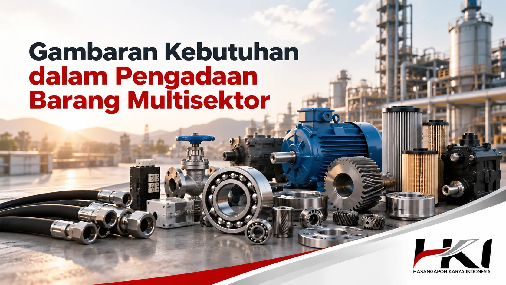 Kebutuhan pengadaan barang multisektor untuk mendukung kebutuhan komponen industri