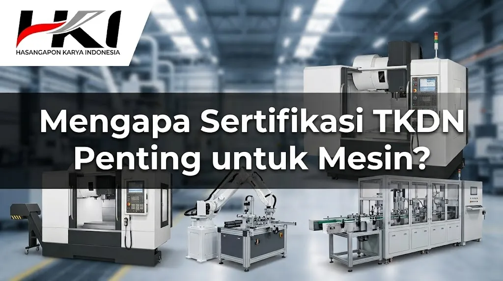 Memahami pentingnya mesin industri bersertifikat TKDN pengadaan untuk memenuhi regulasi belanja pemerintah dan e-Katalog LKPP.