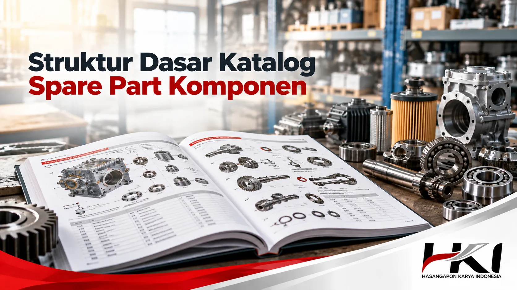 Panduan membaca katalog komponen mesin industri untuk memahami spare part dan spesifikasi